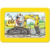 Ravensburger My First Puzzles – Excavator, Tractor, Dump Truck | 3-in-a-Box Toddler Jigsaw Puzzle Set | 3 x 6 Pieces | Ages 2+