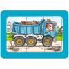 Ravensburger My First Puzzles – Excavator, Tractor, Dump Truck | 3-in-a-Box Toddler Jigsaw Puzzle Set | 3 x 6 Pieces | Ages 2+