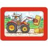 Ravensburger My First Puzzles – Excavator, Tractor, Dump Truck | 3-in-a-Box Toddler Jigsaw Puzzle Set | 3 x 6 Pieces | Ages 2+