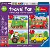 Ravensburger My First Puzzle: Travel Far (2: 3: 4 & 5 Piece) Jigsaw Puzzle for Kids – Every Piece is Unique, Pieces Fit Together Perfectly
