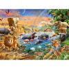 Ravensburger Savannah Jungle Waterhole Puzzle – 100 Unique Pieces | Kid-Friendly, Educational Toy | Enhances Concentration and Creativity | FSC-Certified, Sustainability Assured