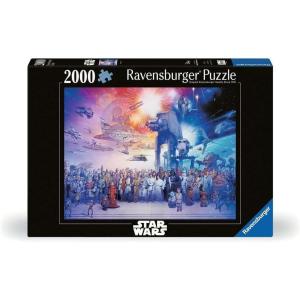 Ravensburger – Star Wars Universe – 2000 Piece Jigsaw Puzzle – Exciting Vision That Includes Every Character from Episodes 1-6 – Frameable – Premium Quality – Puzzles for Adults