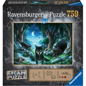 Ravensburger 16434 Curse of The Wolves 759 Piece Jigsaw Puzzle for Kids and Adults Ages 12 and Up – an Escape Room Experience in Puzzle Form