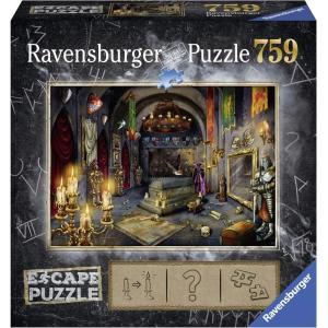 Ravensburger Escape Puzzle Vampire’s Castle – 759 Piece Immersive Jigsaw Adventure | Ideal for Kids and Adults Aged 12+ | Intriguing Brain Teaser | Perfect for Family Game Night