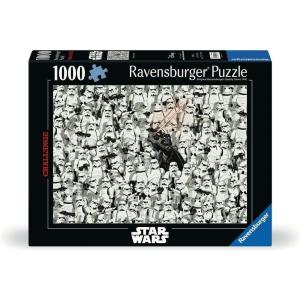 Ravensburger Star Wars 1000 Piece Challenge Puzzle | Unique Piece Design | Softclick Technology | Ideal Gift for Puzzle Enthusiasts(New Packaging)