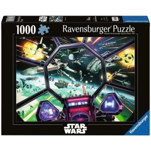 Ravensburger Star Wars: TIE Fighter Cockpit 1000 Piece Jigsaw Puzzle for Adults – 16920 – Every Piece is Unique, Softclick Technology Means Pieces Fit Together Perfectly(New Packaging)