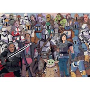 Ravensburger Star Wars The Mandalorian Challenge 1000 Piece Jigsaw Puzzle for Adults – 16770 – Every Piece is Unique, Softclick Technology Means Pieces Fit Together Perfectly(Original Packaging)