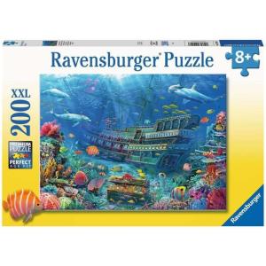 Ravensburger Underwater Discovery – 200 XXL Piece Jigsaw Puzzle for Kids | Unique Piece Design | Perfect Interlocking Fit | Enhances Problem Solving Skills