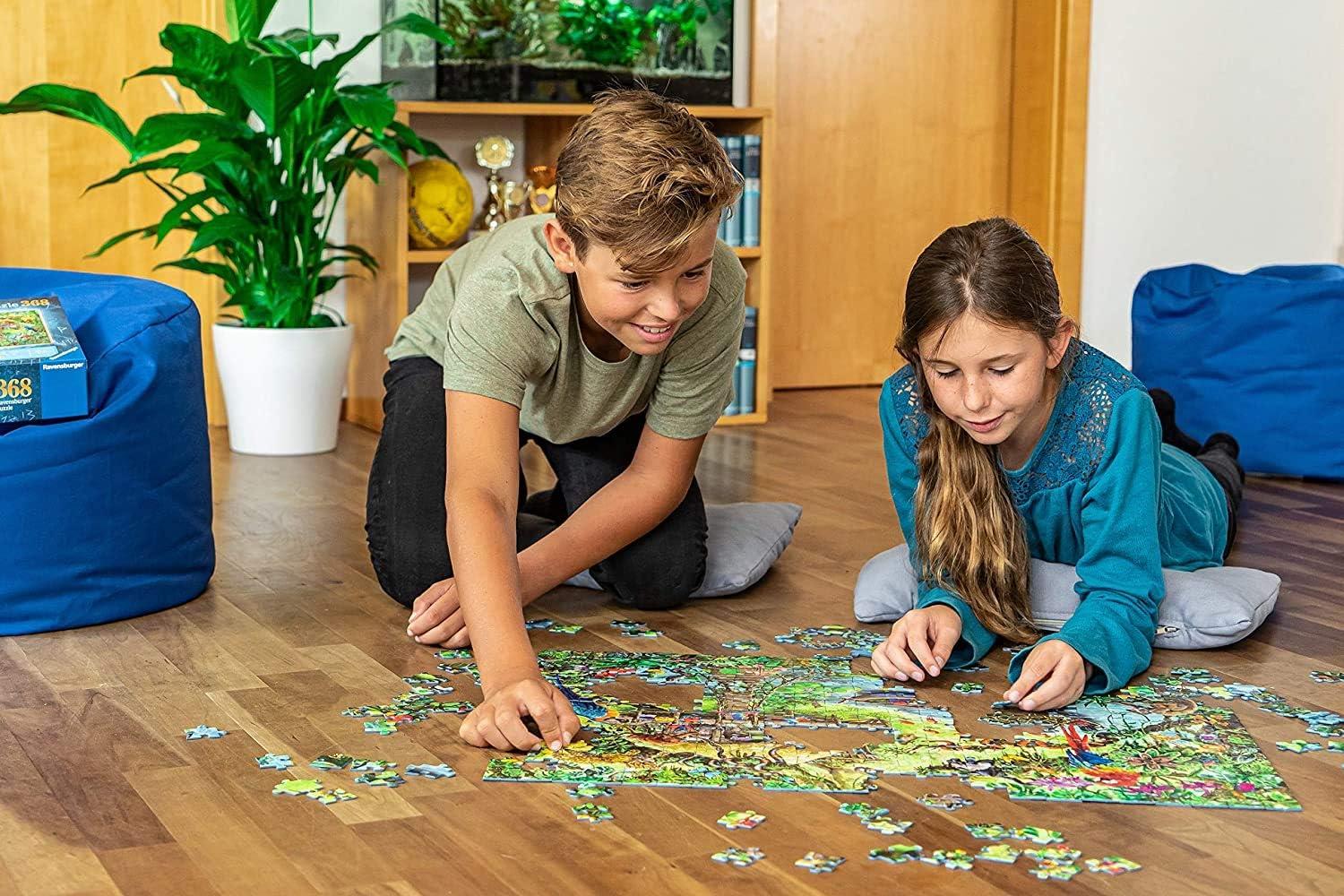 image:imageRavensburger Pegasus Unicorns 100 Piece XXL Jigsaw Puzzle for Kids 12979 Every Piece is Unique Pieces Fit Together Perfectly