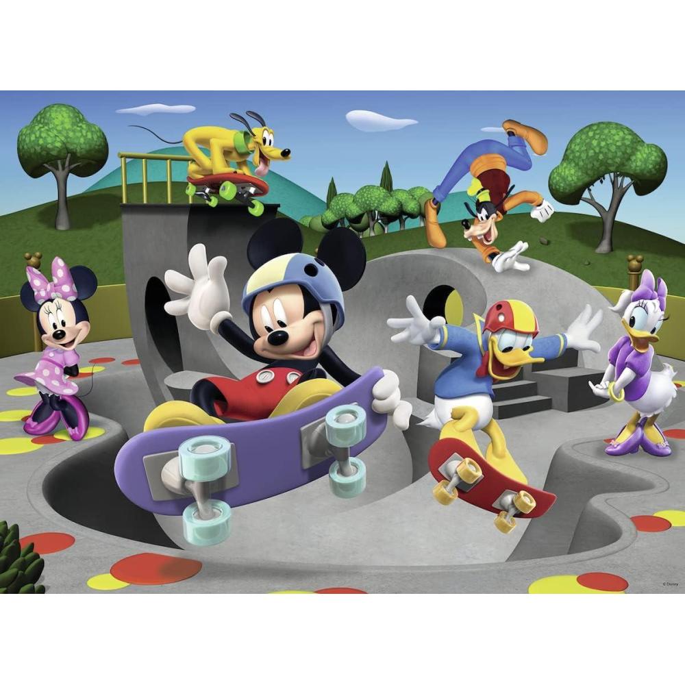 image:imageRavensburger Mickey amp Minnie Skate Park Adventure 100 Piece Jigsaw Puzzle for Kids Unique WellFitting Pieces Fun amp Educational Toy FSC Certified