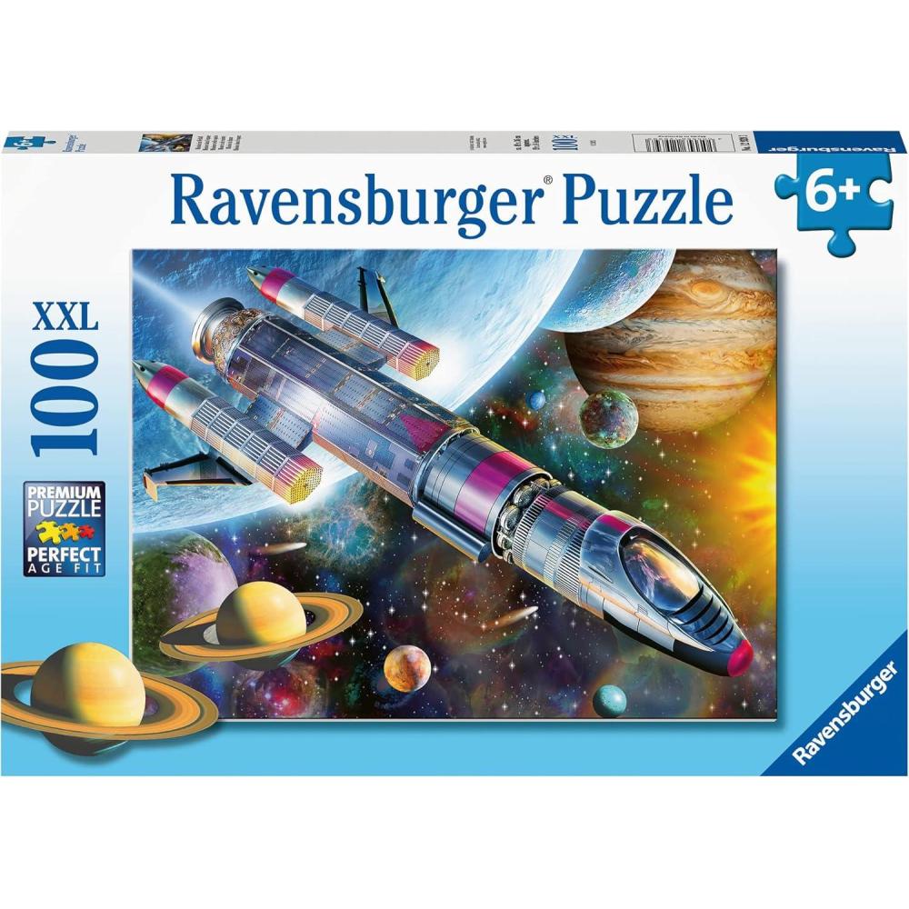 image:imageRavensburger Mission in Space Kids Jigsaw Puzzle Engaging 100 Piece Puzzle Enhances ProblemSolving Skills Stimulates Curiosity EcoFriendly FSC Certified Perfect for Ages 48