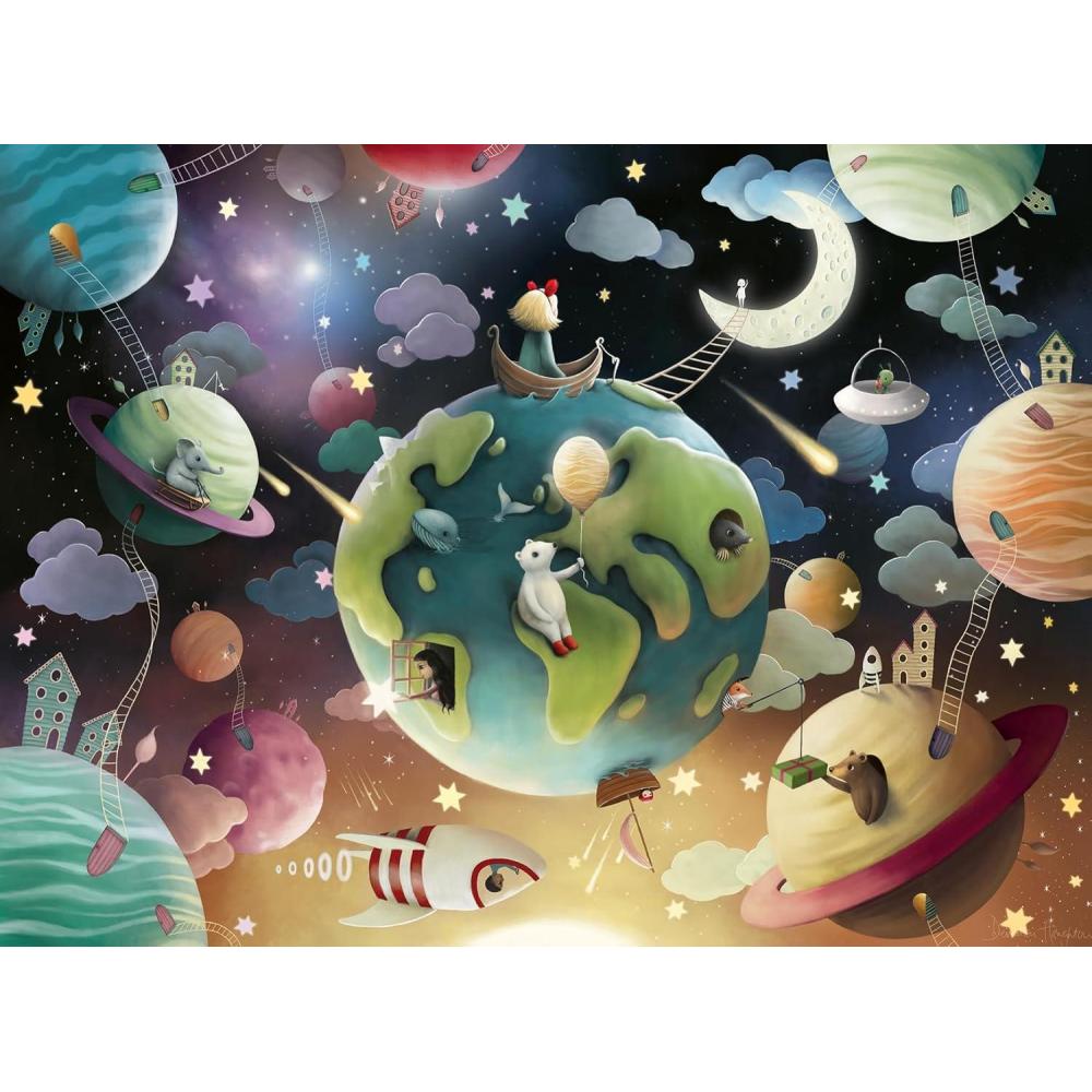 image:imageRavensburger Planet Playground 100 Piece XXL Jigsaw Puzzle for Kids Every Piece is Unique Pieces Fit Together Perfectly MESH AccreditedPlanet Playground 100pc