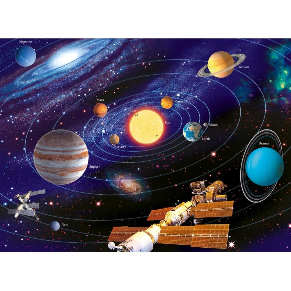 image:imageRavensburger Solar System Jigsaw Puzzle for Kids 200 Unique Pieces Enhances Concentration amp Creativity EcoFriendly FSC Certified for All Ages