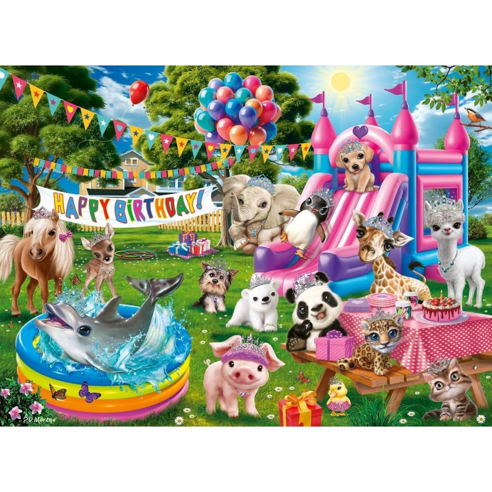 image:imageRavensburger Tiara Birthday Party  100 Piece XXL Jigsaw Puzzle for Kids  Celebrate with Magical Fun  Promotes Problem Solving Skills  Durable and EcoFriendly