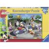 Ravensburger Mickey & Minnie: Skate Park Adventure | 100 Piece Jigsaw Puzzle for Kids | Unique, Well-Fitting Pieces | Fun & Educational Toy | FSC Certified