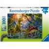 Ravensburger Prehistoric Oasis 100 Piece XXL Jigsaw Puzzle for Kids – 12888 – Every Piece is Unique, Pieces Fit Together Perfectly