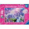 Ravensburger Unicorn Kingdom 100 Piece XXL Glitter Jigsaw Puzzle for Kids – 12907 – Every Piece is Unique, Pieces Fit Together Perfectly