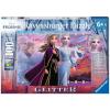 Ravensburger Disney Frozen 2 – Strong Sisters | 100-Piece Glitter Jigsaw Puzzle for Kids | Unique, Pieces | Development-Boosting Toy | Ideal Gift for All Ages(Puzzle)