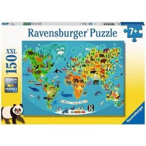 Ravensburger Animal World Map XXL 150 Piece Jigsaw Puzzle