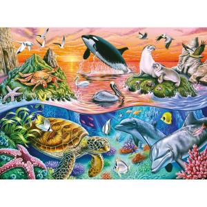 Ravensburger Beautiful Ocean Jigsaw Puzzle | 100 Unique Pieces | Kid-Friendly, Durable & Educational | Perfect for Ages 6 & Up | FSC Certified for Sustainability