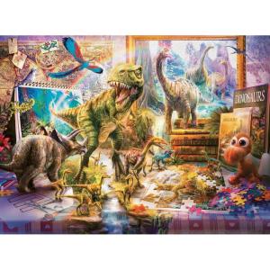 Ravensburger Dinosaur Escape 100XXL Piece Jigsaw Puzzle for Kids – Every Piece is Unique, Pieces Fit Together Perfectly