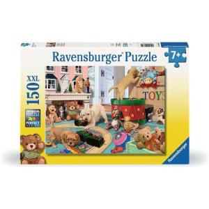 Ravensburger Little Paws Playtime 150 XXL Piece Jigsaw Puzzle for Kids – 12000865 – Puzzle for Kids – Every Piece is Unique, Pieces Fit Together Perfectly