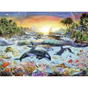 Ravensburger Orca Paradise – 200 Piece Kid’s Jigsaw Puzzle | Unique Piece Design | Anti-Glare Surface | FSC Certified Materials | Ideal for Developing Concentration and Creativity