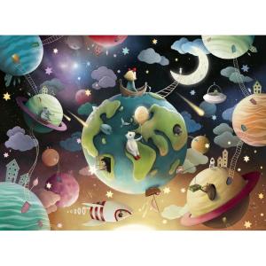 Ravensburger Planet Playground 100 Piece XXL Jigsaw Puzzle for Kids – Every Piece is Unique, Pieces Fit Together Perfectly – MESH Accredited(Planet Playground 100pc)