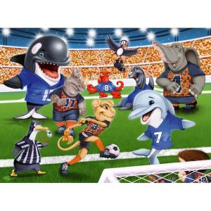 Ravensburger Soccer Field Flair – 150 Piece XXL Jigsaw Puzzle for Kids | Inspires Creative Play and Sports Fun | Family-Friendly Fun | Eco-Friendly
