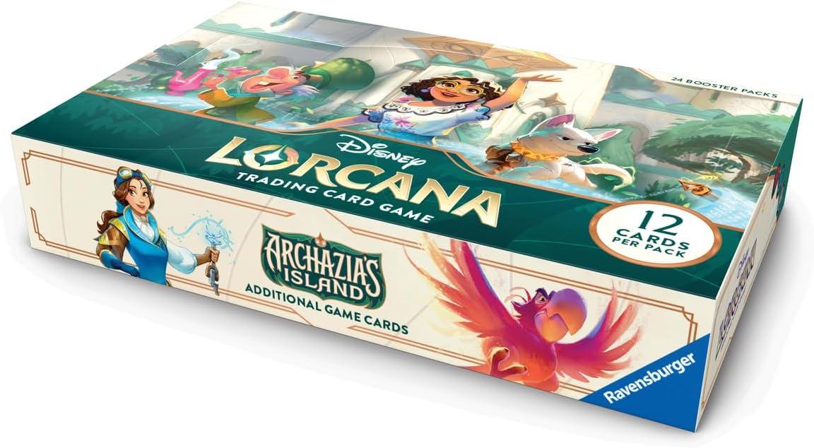 image:imageRavensburger Disney Lorcana TCG Archazias Island Booster Pack Display 24 Packs with 12 Trading Cards Each Ideal for Collectors amp Disney Fans Suitable for Ages 8