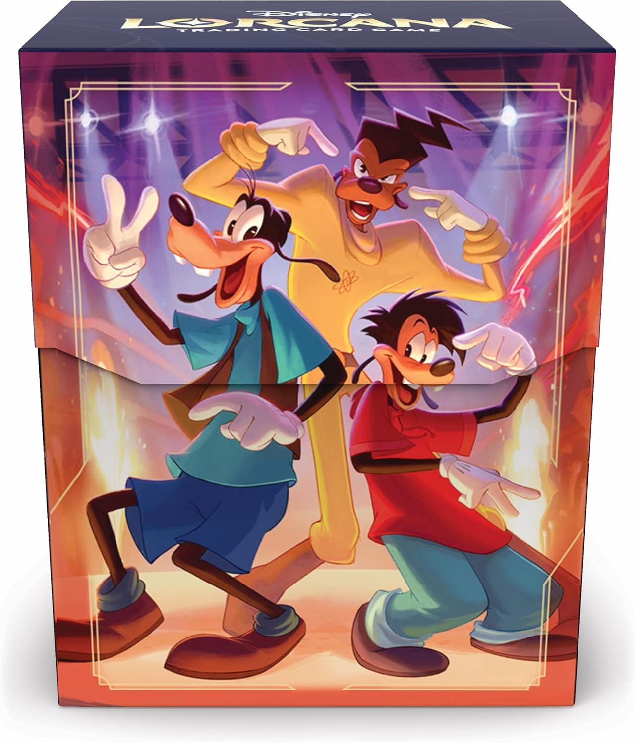 image:imageRavensburger Disney Lorcana TCG Deck Box featuring I2I Securely Store 80 Sleeved Cards Durable Portable Organizer for TCG Players For Ages 8