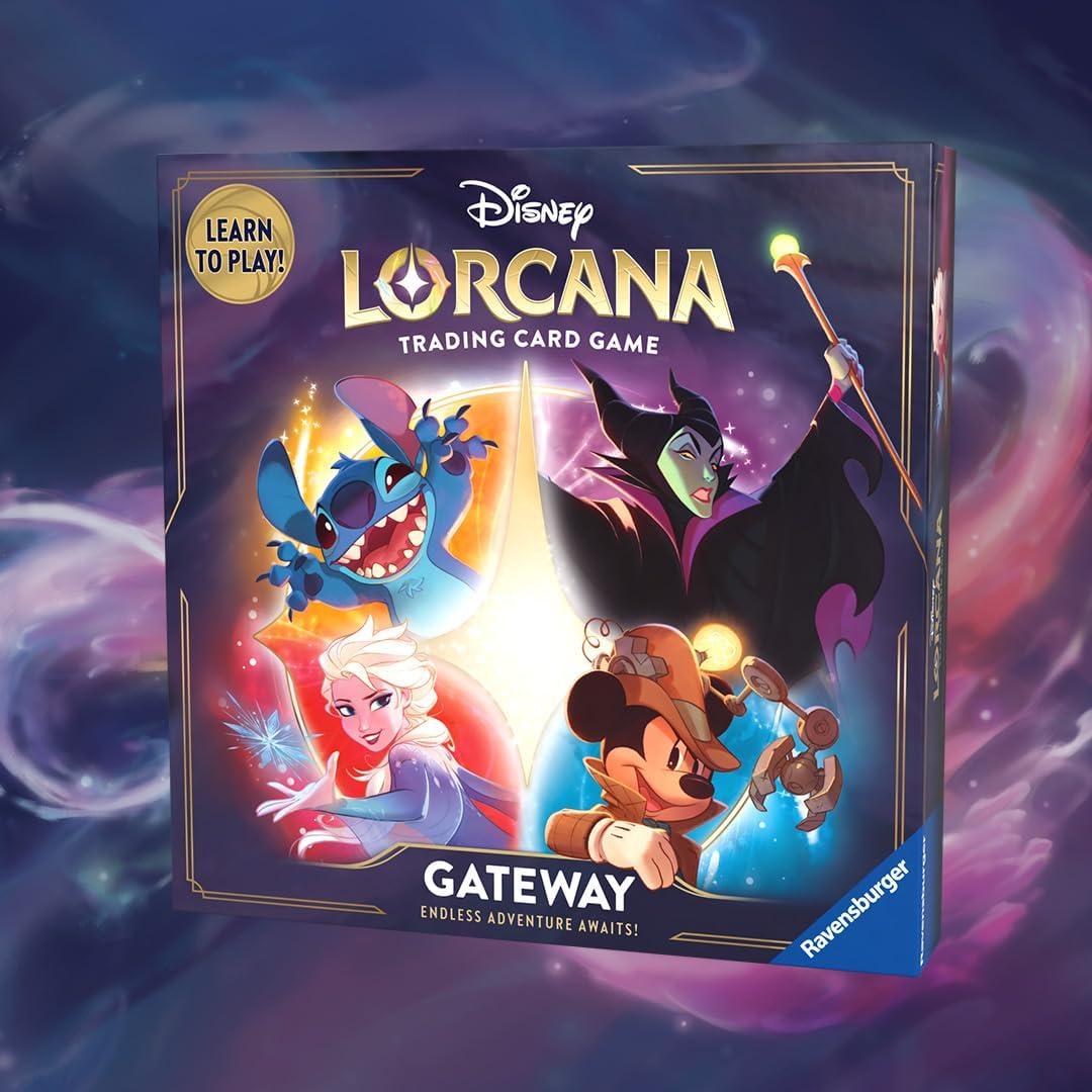 image:imageRavensburger Disney Lorcana TCG Gateway Board Game Introductory Trading Card Game Experience for Ages 8 Learn to Play Disney Lorcana Fun for New Players amp Families