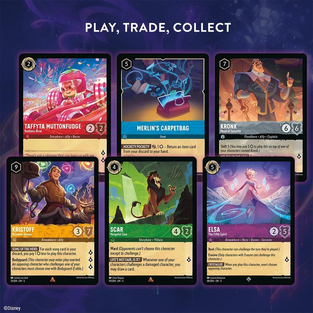 image:imageRavensburger Disney Lorcana TCG Shimmering Skies Booster Pack Display 24 Packs with 12 Trading Cards Each Ideal for Collectors amp Disney Fans Suitable for Ages 8