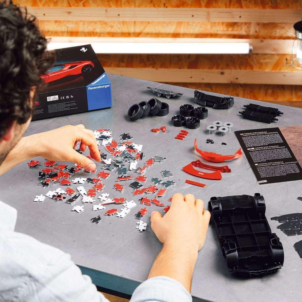 image:imageRavensburger Ferrari SF90 Stradale 108 Piece 3D Jigsaw Puzzle for Adults and Kids 11576 Great Gift for Any Birthday Holiday or Special Occasion