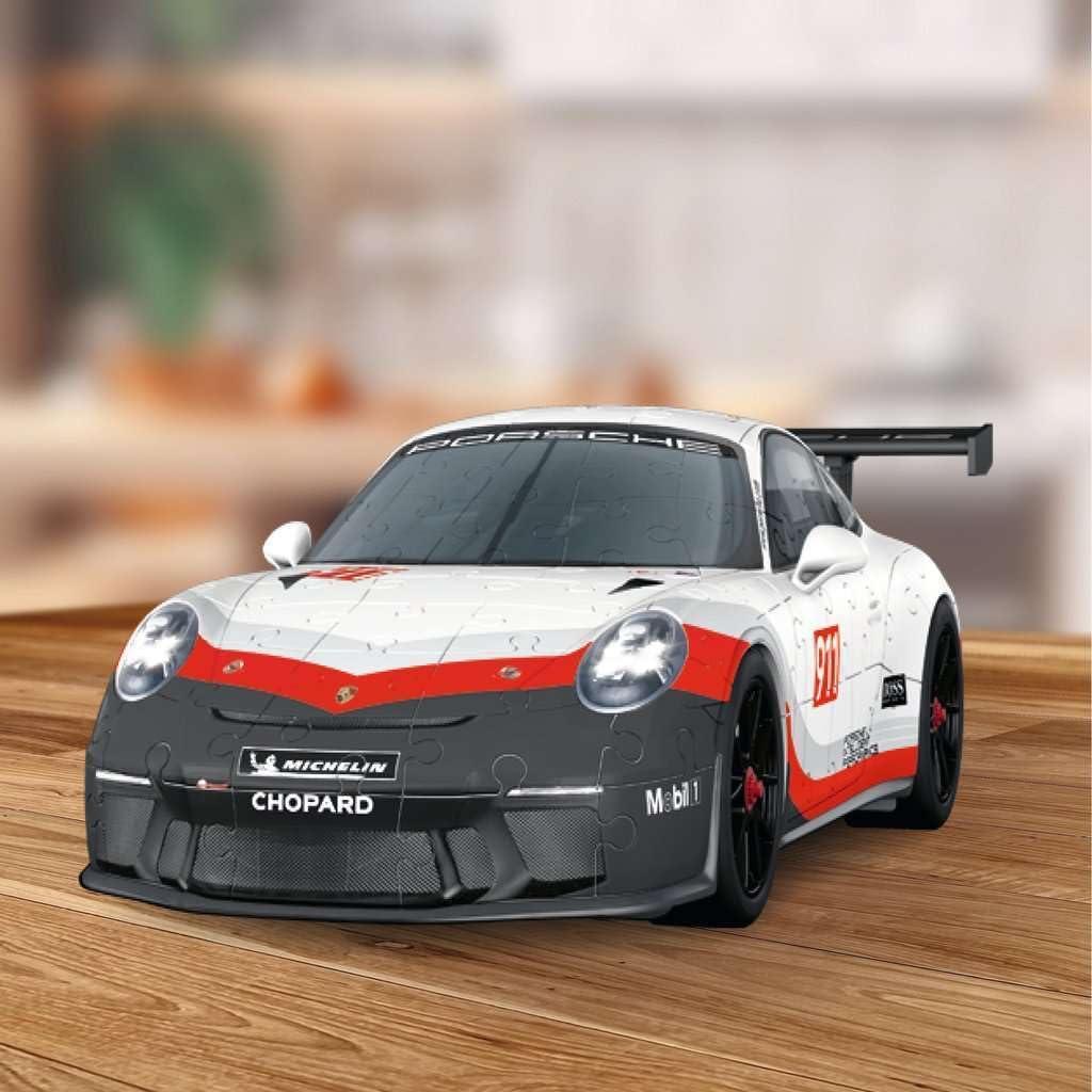 image:imageRavensburger Porsche 911 GT3 Cup 108 Piece 3D Jigsaw Puzzle for Adults and Kids 11557 Great Gift for Any Birthday Holiday or Special OccasionNew Packaging