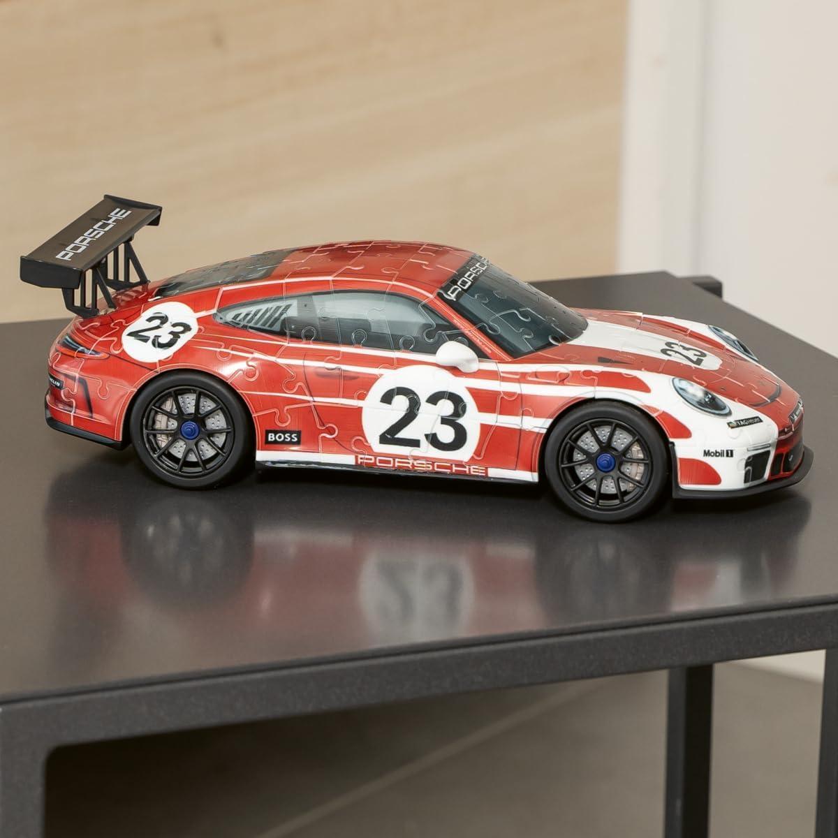 image:imageRavensburger Porsche 911 GT3 Cup 108 Piece 3D Jigsaw Puzzle for Adults and Kids 11557 Great Gift for Any Birthday Holiday or Special OccasionOld Version