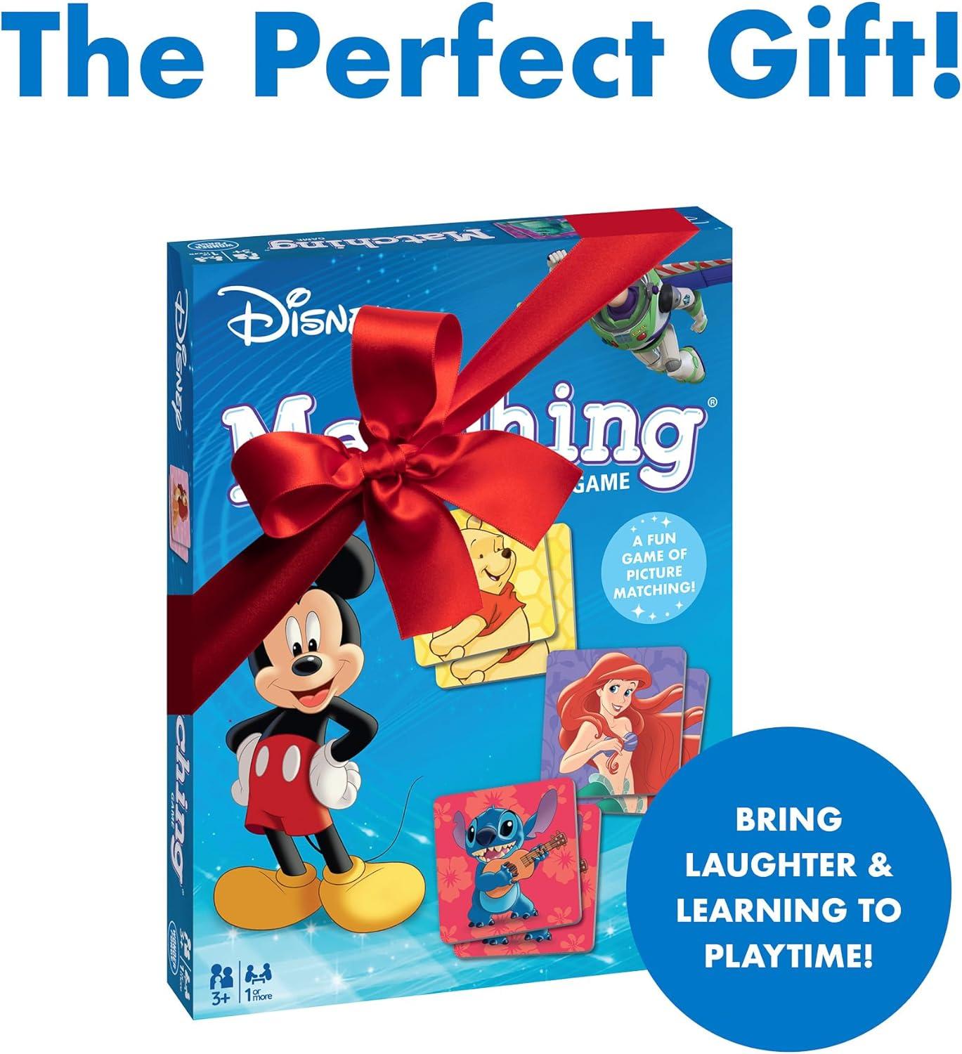 image:imageWonder Forge Disney Matching Game Fun Memory Game for Boys amp Girls Ages 3 and Older Featuring Classic Disney Characters Preschool Learning ToyDisney Classic Matching