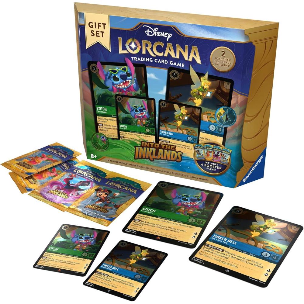 image:imageRavensburger Disney Lorcana TCG Into The Inklands Gift Set Deluxe Collectible Set with Over 200 Art Pieces Ultimate Game Experience for Ages 8
