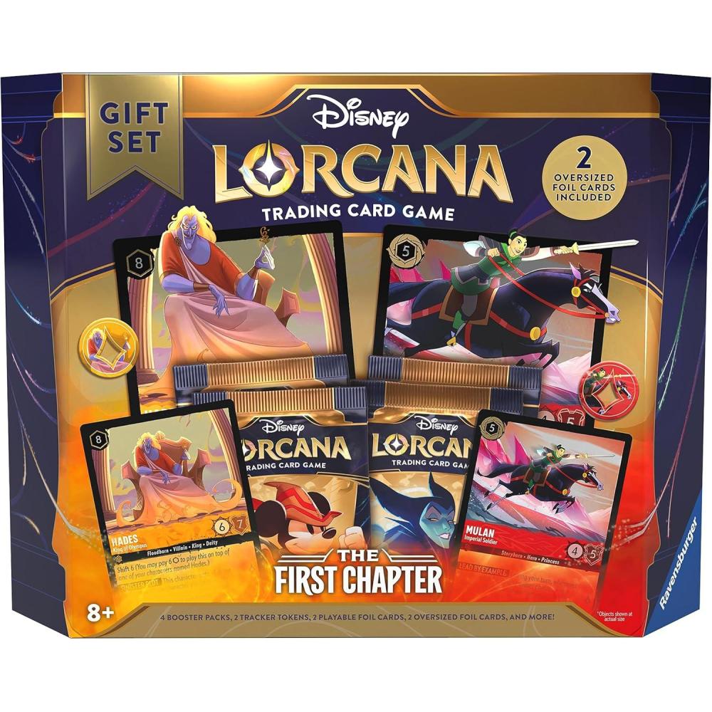 image:imageRavensburger Disney Lorcana TCG The First Chapter Gift Set Deluxe Collectible Set with Over 200 Art Pieces Ultimate Game Experience for Ages 8