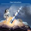 Ravensburger Apollo Saturn V Rocket Edition: 3D Jigsaw Puzzle for Kids – 440 Pieces – Authentic Spacecraft Replica – MESH Accredited