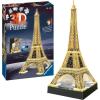 Ravensburger Eiffel Tower – Night Edition | 216-Piece 3D Jigsaw Puzzle for Kids and Adults | Precision Fit with Easy-Click Technology | Displayable & Durable Model | Over a Century of Quality(Eiffel Tower)