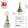 Ravensburger Eiffel Tower 216 Piece 3D Jigsaw Puzzle for Kids and Adults – 12556 – Easy Click Technology Means Pieces Fit Together Perfectly