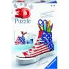 Ravensburger Sneaker American Style – 112 Piece 3D Jigsaw Puzzle | Precision Fit for Kids and Adults | Easy Click Technology | Durable Display Piece | Over 130 Years of Quality