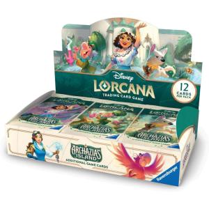 Ravensburger Disney Lorcana TCG: Archazia’s Island Booster Pack Display | 24 Packs with 12 Trading Cards Each | Ideal for Collectors & Disney Fans | Suitable for Ages 8+