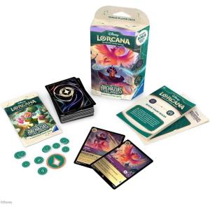 Ravensburger Disney Lorcana TCG: Archazia’s Island Single-Player Starter Deck – Amethyst & Steel | Engaging Gameplay | Over 200 Original Disney Artworks | Ideal for Ages 8+
