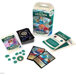 Ravensburger Disney Lorcana TCG: Archazia’s Island Single-Player Starter Deck – Ruby & Sapphire | Engaging Gameplay | Over 200 Original Disney Artworks | Ideal for Ages 8+
