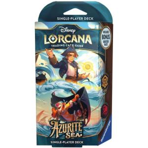 Ravensburger Disney Lorcana TCG: Azurite Sea – Amber & Ruby Single-Player Starter Deck | Engaging Gameplay | Over 200 Original Disney Artworks | Ideal for Ages 8+