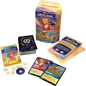 Ravensburger Disney Lorcana TCG: Into The Inklands – Ruby & Sapphire Single-Player Starter Deck | Engaging Gameplay | Over 200 Original Disney Artworks | Ideal for Ages 8+