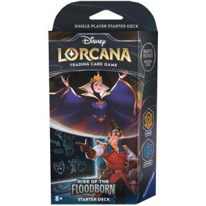 Ravensburger Disney Lorcana TCG: Rise of The Floodborn – Amber & Sapphire Single-Player Starter Deck | Engaging Gameplay | Over 200 Original Disney Artworks | Ideal for Ages 8+