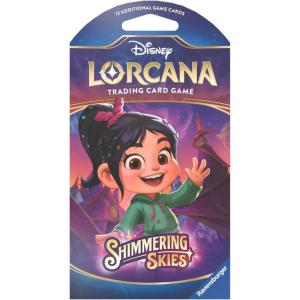 Ravensburger Disney Lorcana TCG: Shimmering Skies Assorted Single Booster Pack (12 Cards) | Collectible Trading Cards | Ideal for Disney Fans & TCG Players | Suitable for Ages 8+